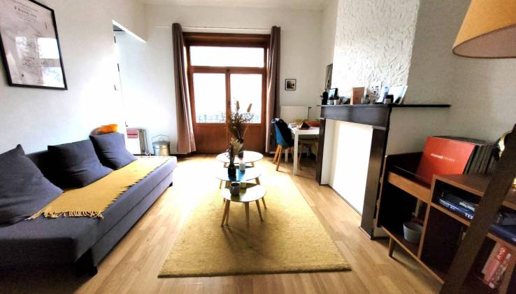 Flagey, furnished 1 bedroom flat in a Brussels house
